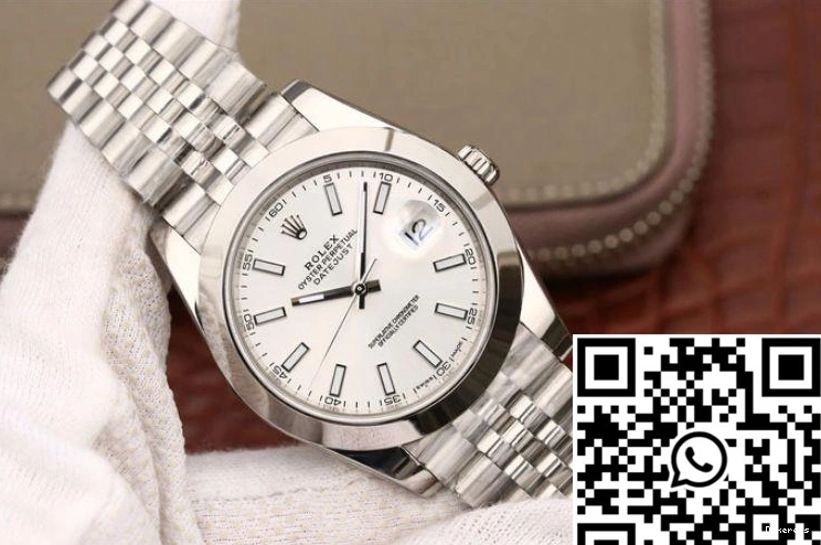 Datejust White Factory Rolex Dial EW 116200 41mm 0601